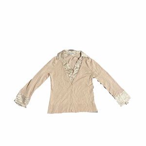 Cream Debbie Morgan professional top